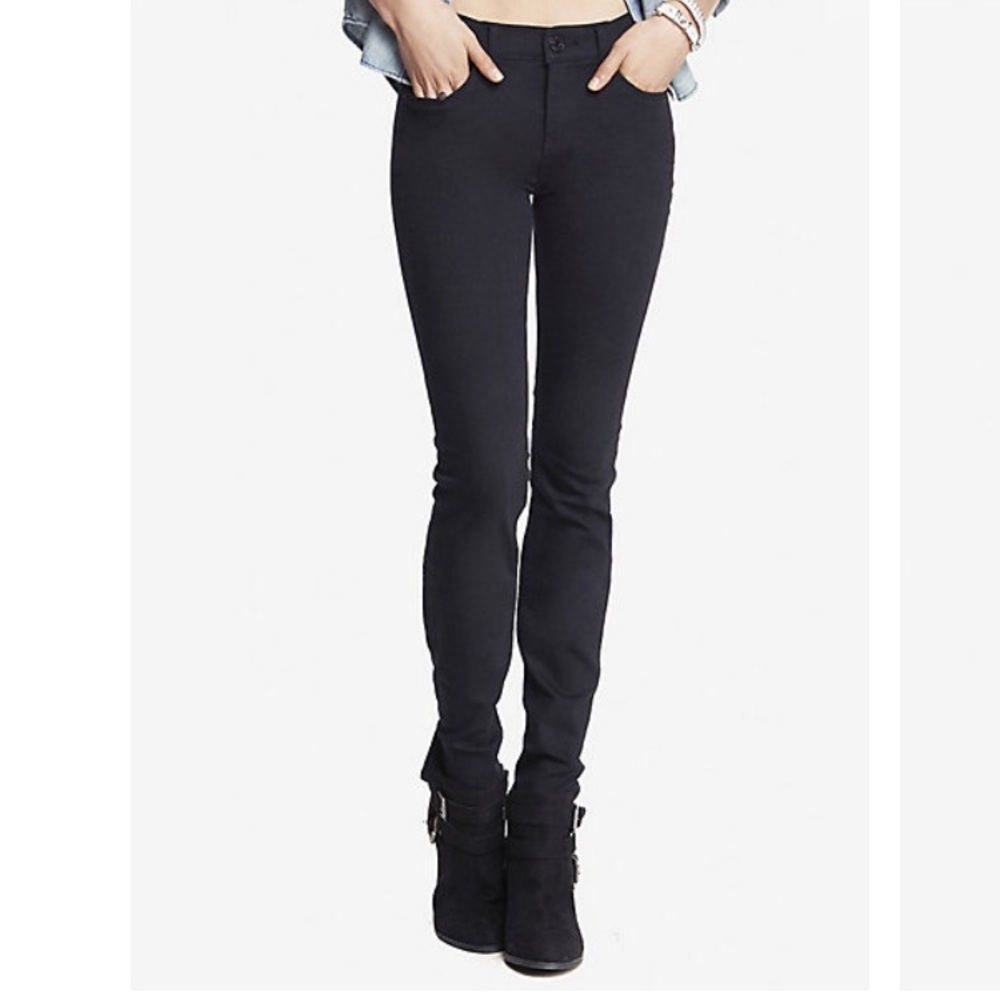 Express black twill skinny  jeans size 6